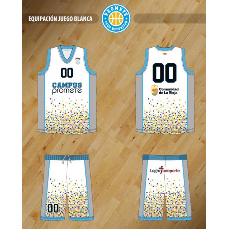 Equipación blanca Campus Promete